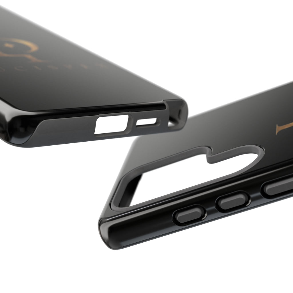 Phone Case — Black Lucispex Logo Tough Protective Case