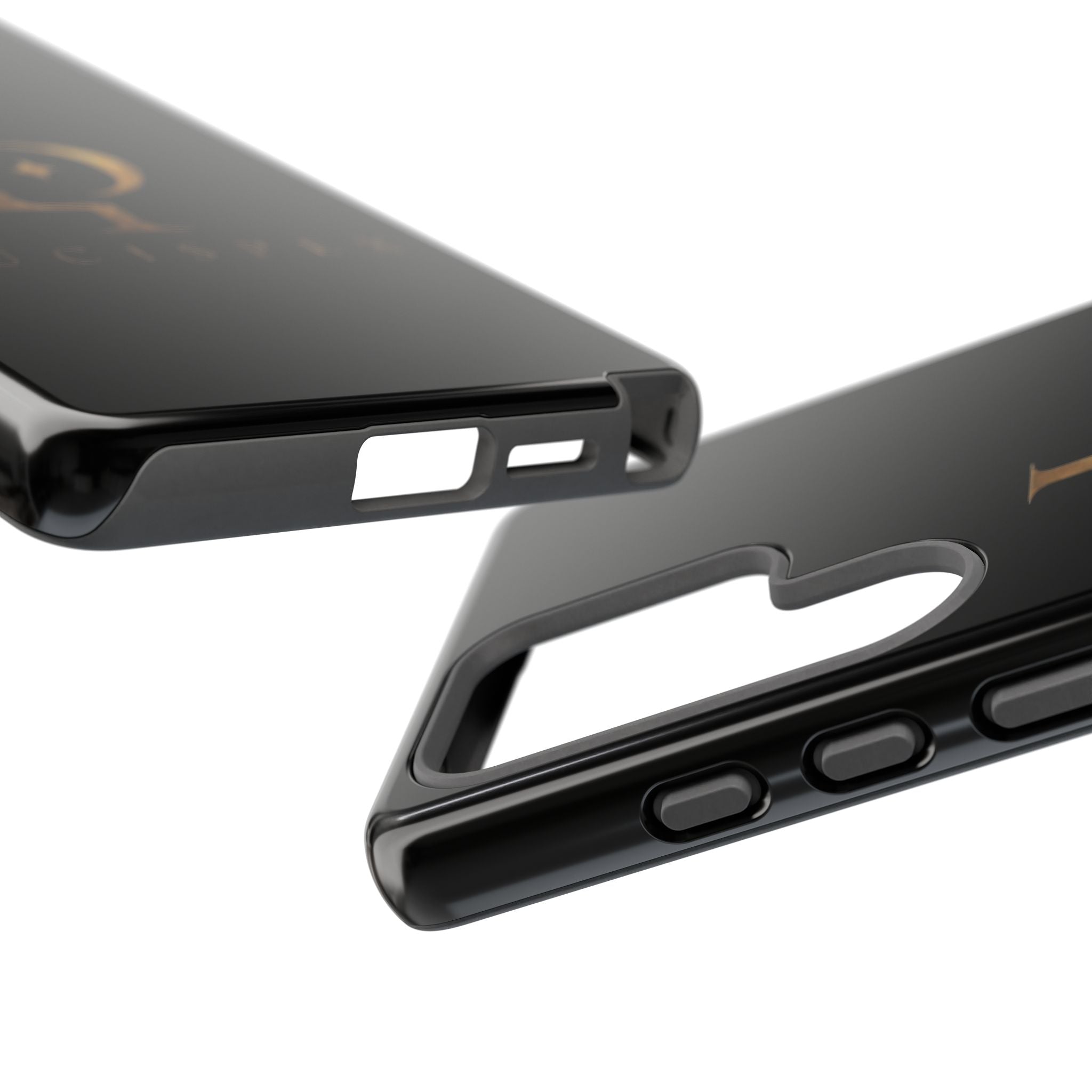 Phone Case — Black Lucispex Logo Tough Protective Case