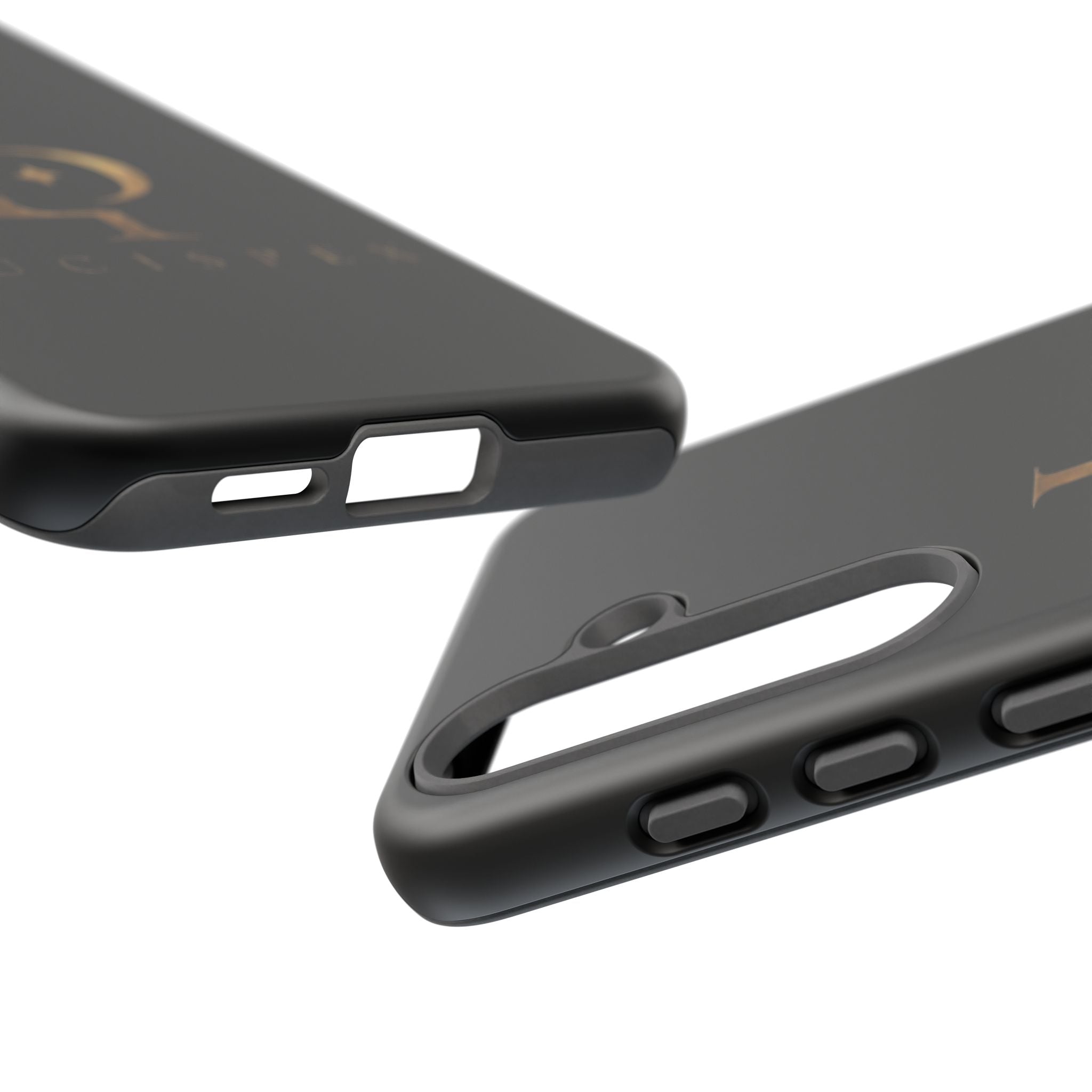 Phone Case — Black Lucispex Logo Tough Protective Case