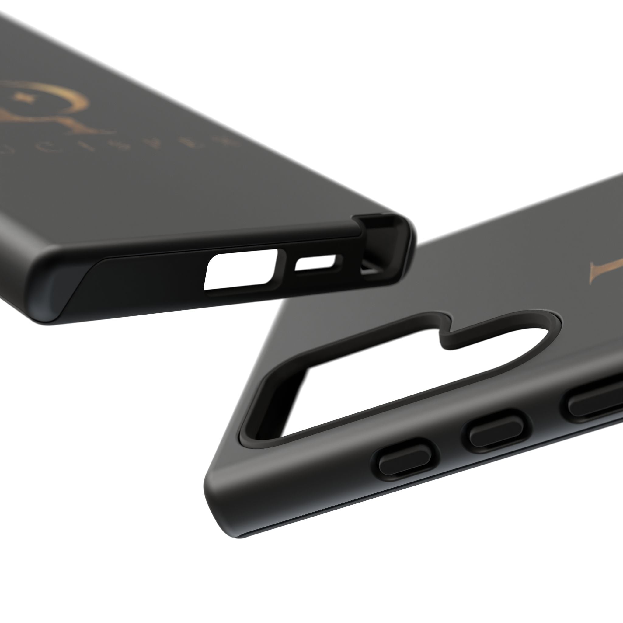 Phone Case — Black Lucispex Logo Tough Protective Case