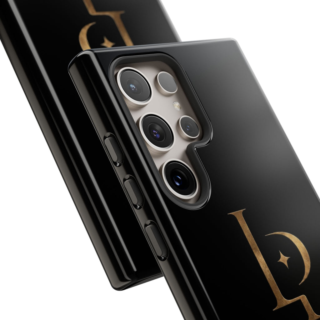 Phone Case — Black Lucispex Logo Tough Protective Case