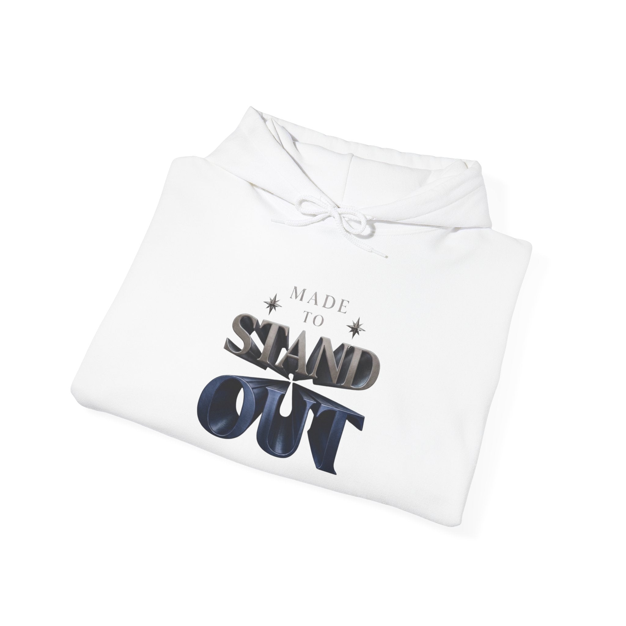 Made To Stand Out - Silver Hoodie — Graphic Pullover