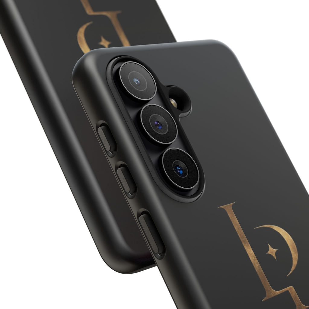 Phone Case — Black Lucispex Logo Tough Protective Case
