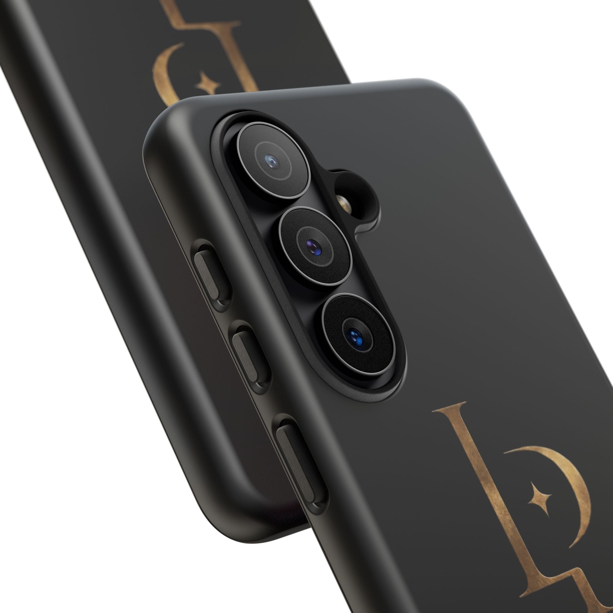 Phone Case — Black Lucispex Logo Tough Protective Case