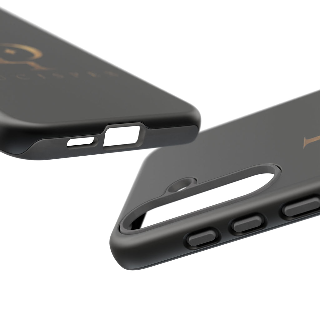 Phone Case — Black Lucispex Logo Tough Protective Case