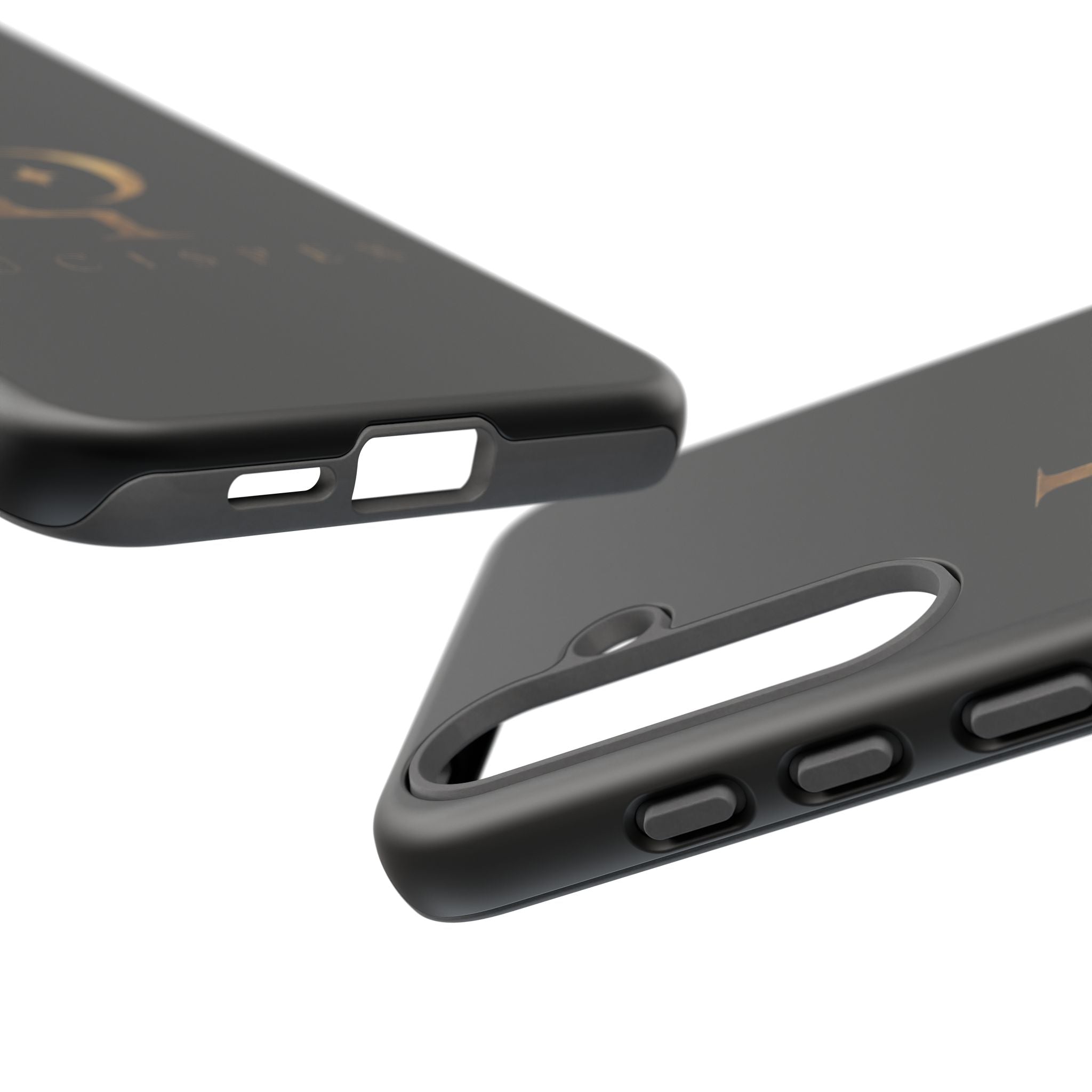 Phone Case — Black Lucispex Logo Tough Protective Case