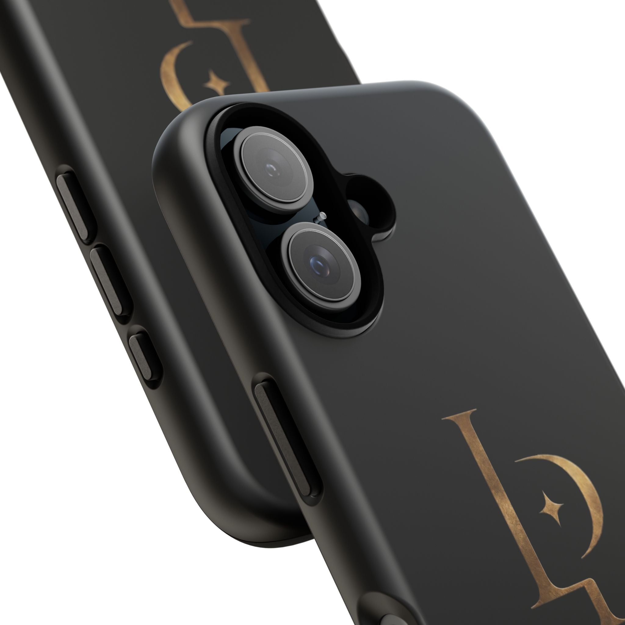Phone Case — Black Lucispex Logo Tough Protective Case
