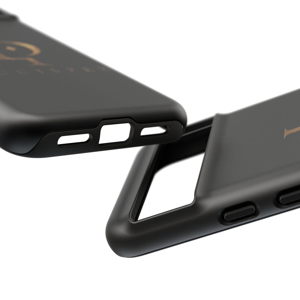 Phone Case — Black Lucispex Logo Tough Protective Case
