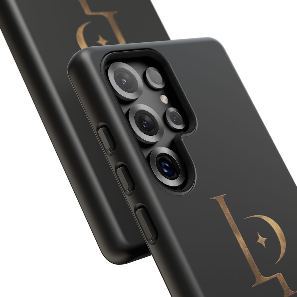 Phone Case — Black Lucispex Logo Tough Protective Case