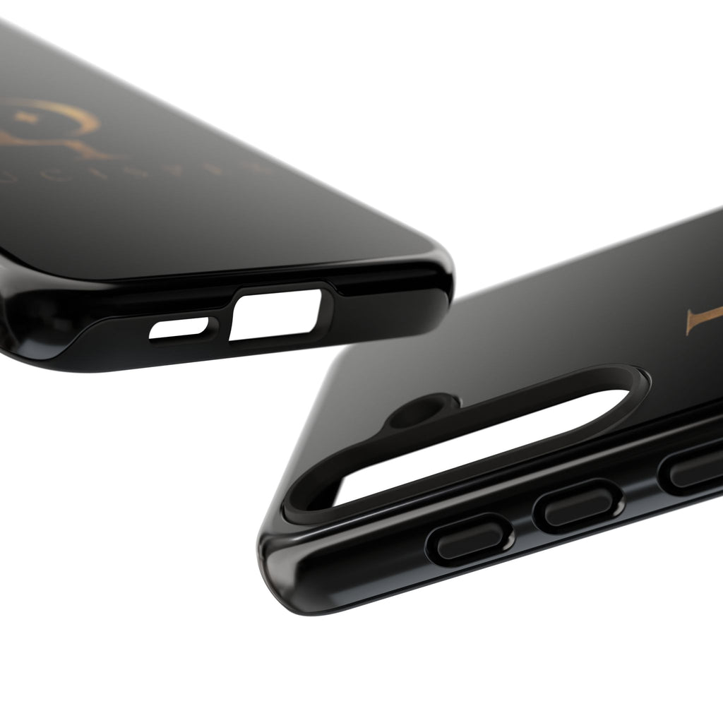 Phone Case — Black Lucispex Logo Tough Protective Case
