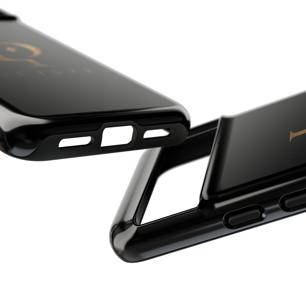 Phone Case — Black Lucispex Logo Tough Protective Case