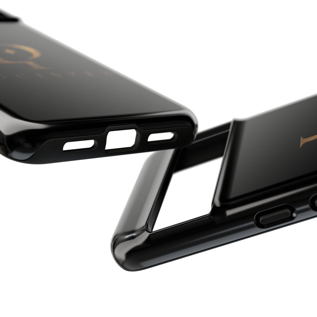 Phone Case — Black Lucispex Logo Tough Protective Case