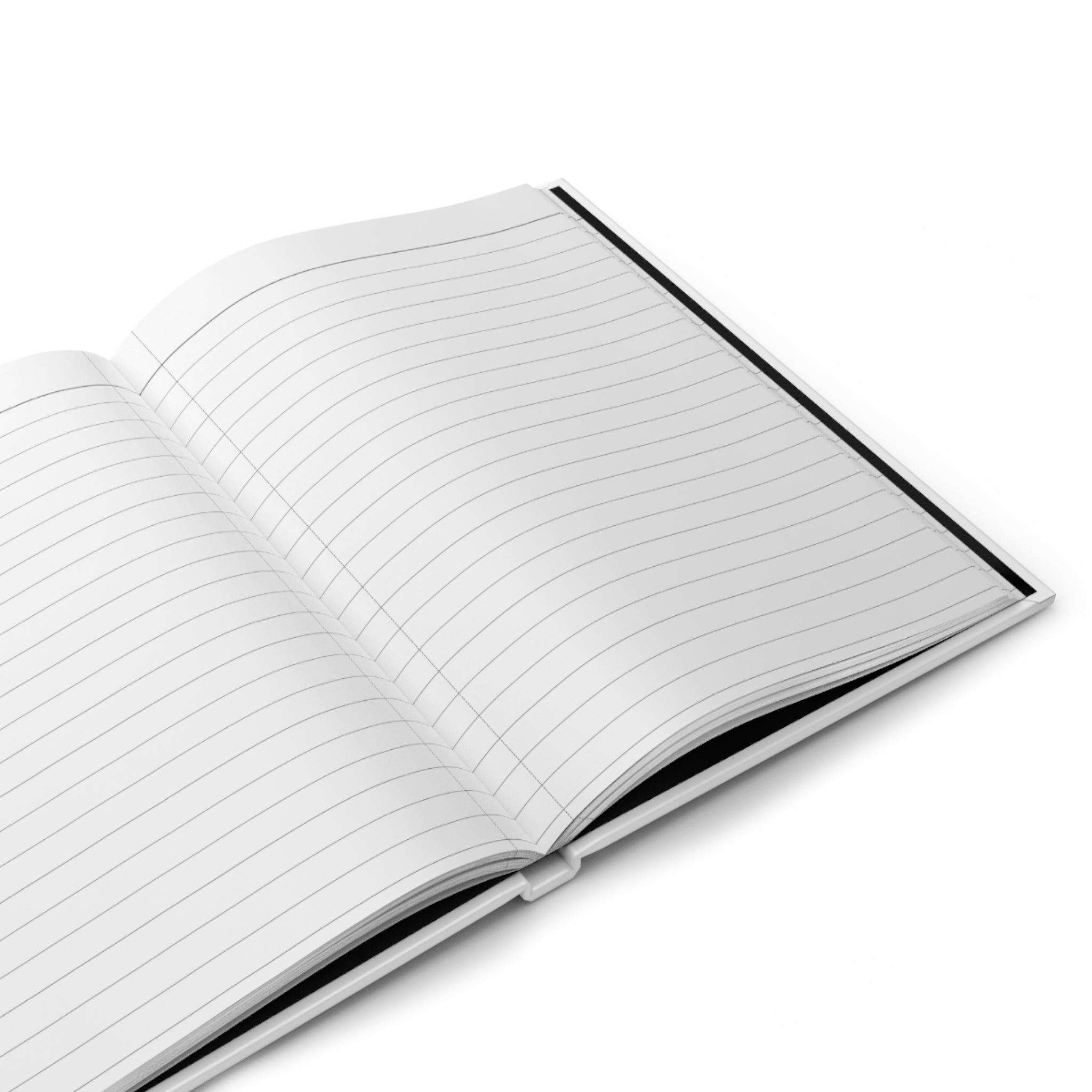 Lucispex Blue Logo Hardcover Journal — Elegant Monogram Notebook for Notes & Planning