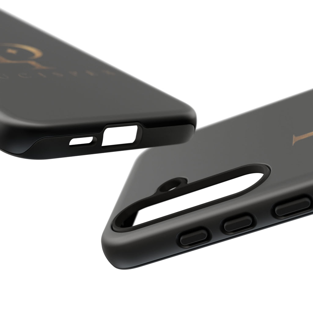 Phone Case — Black Lucispex Logo Tough Protective Case