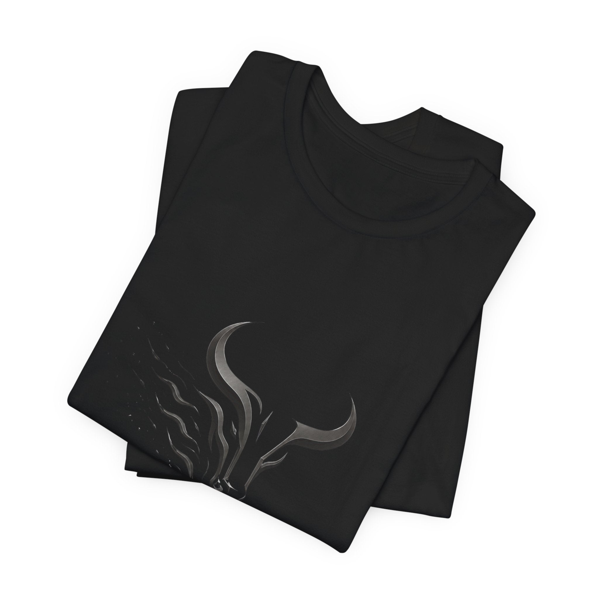 Unleash The Power Tee — Minimal Bull Logo Motivational T-Shirt