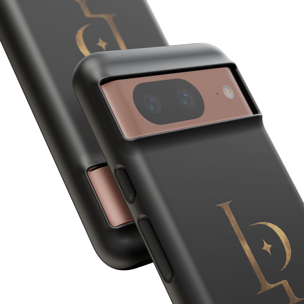 Phone Case — Black Lucispex Logo Tough Protective Case