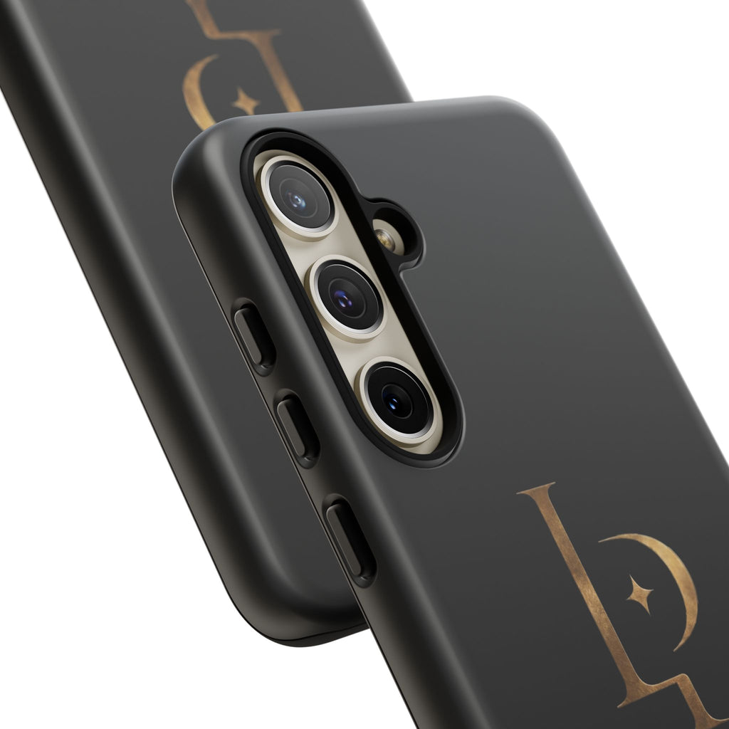 Phone Case — Black Lucispex Logo Tough Protective Case