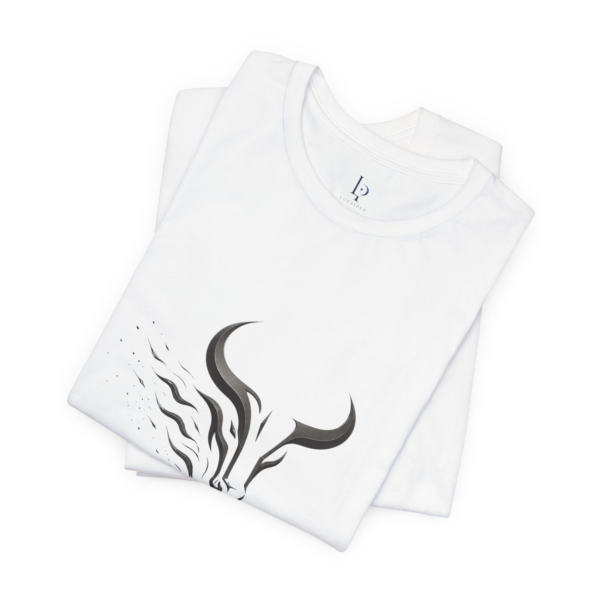 Unleash The Power Tee — Minimal Bull Logo Motivational T-Shirt
