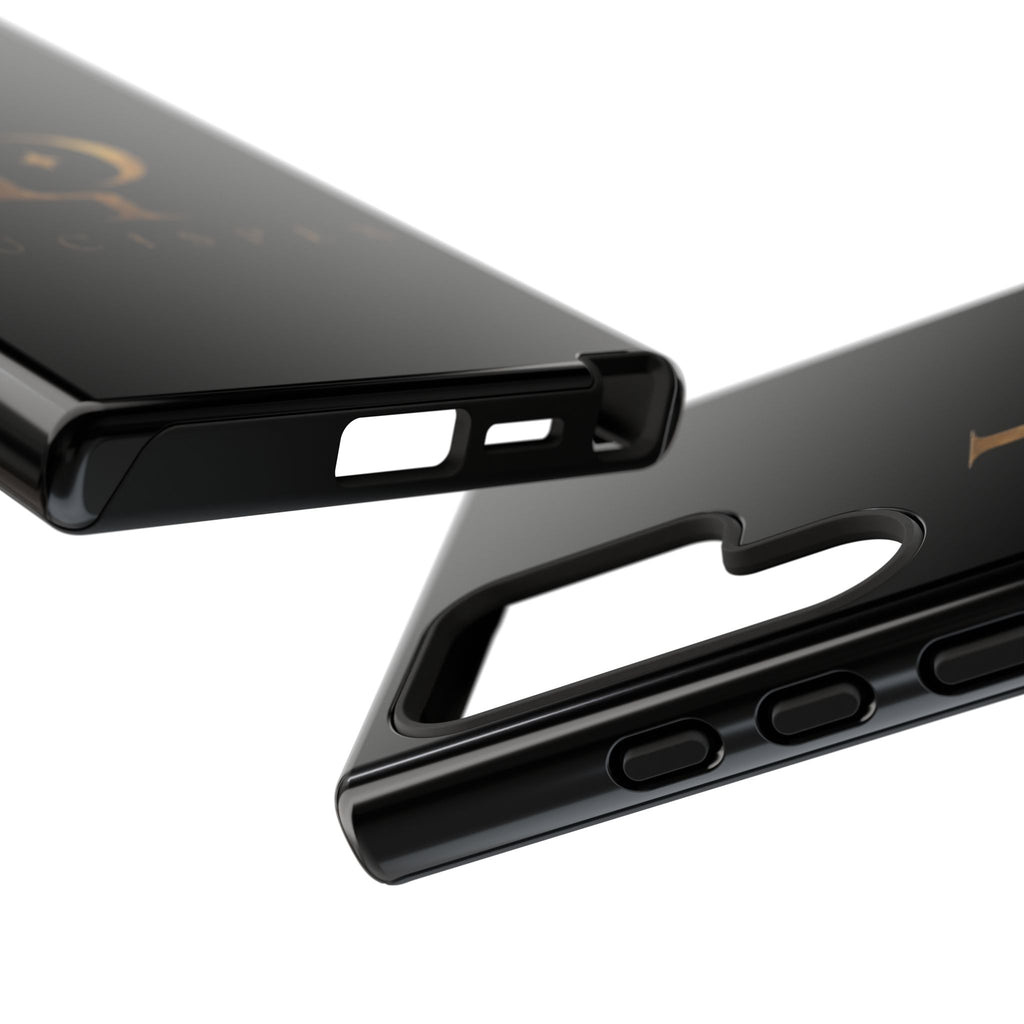 Phone Case — Black Lucispex Logo Tough Protective Case