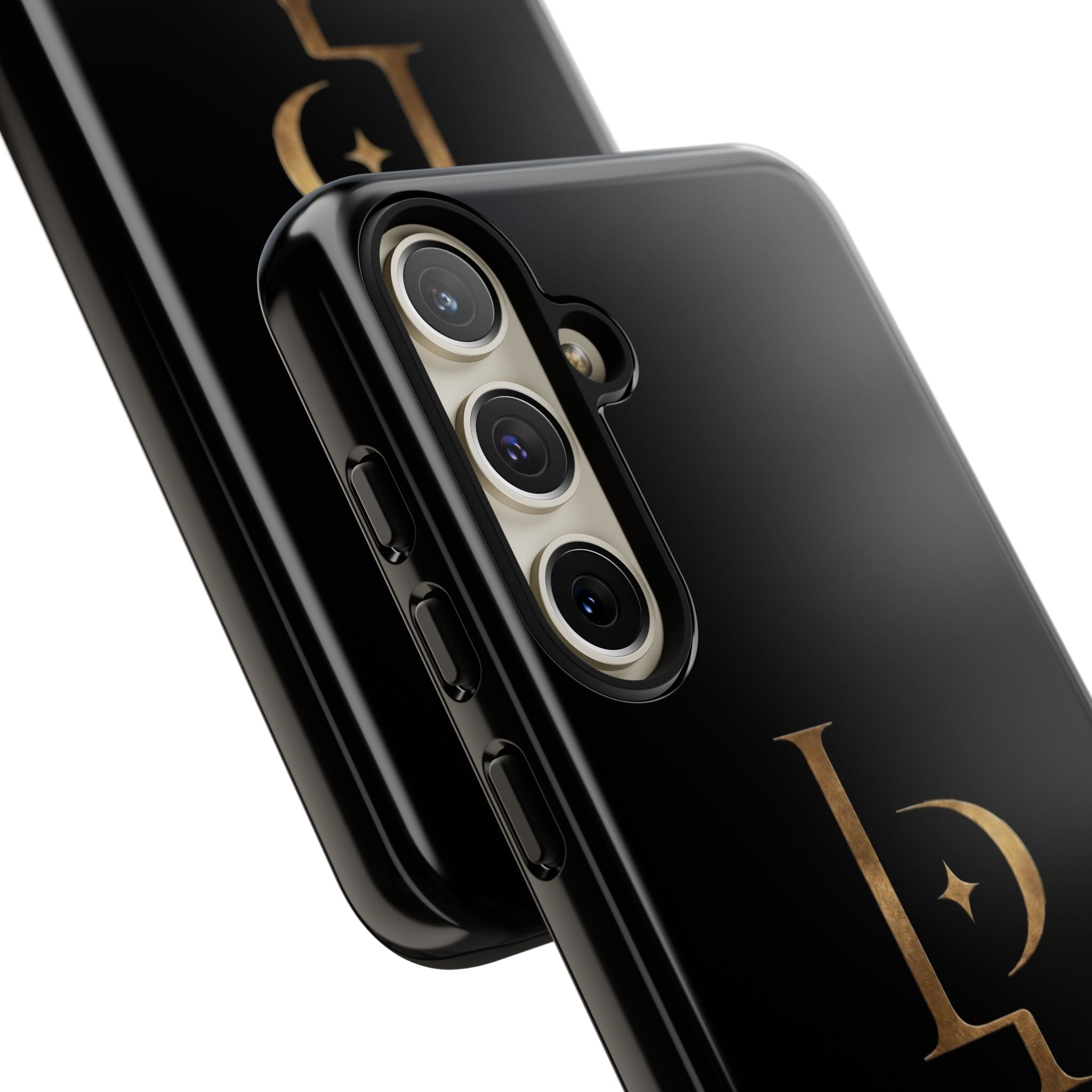 Phone Case — Black Lucispex Logo Tough Protective Case