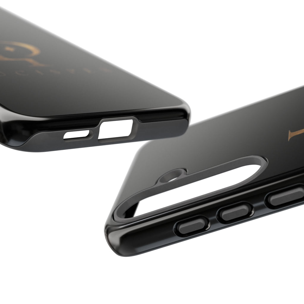 Phone Case — Black Lucispex Logo Tough Protective Case