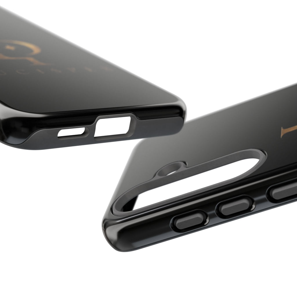 Phone Case — Black Lucispex Logo Tough Protective Case