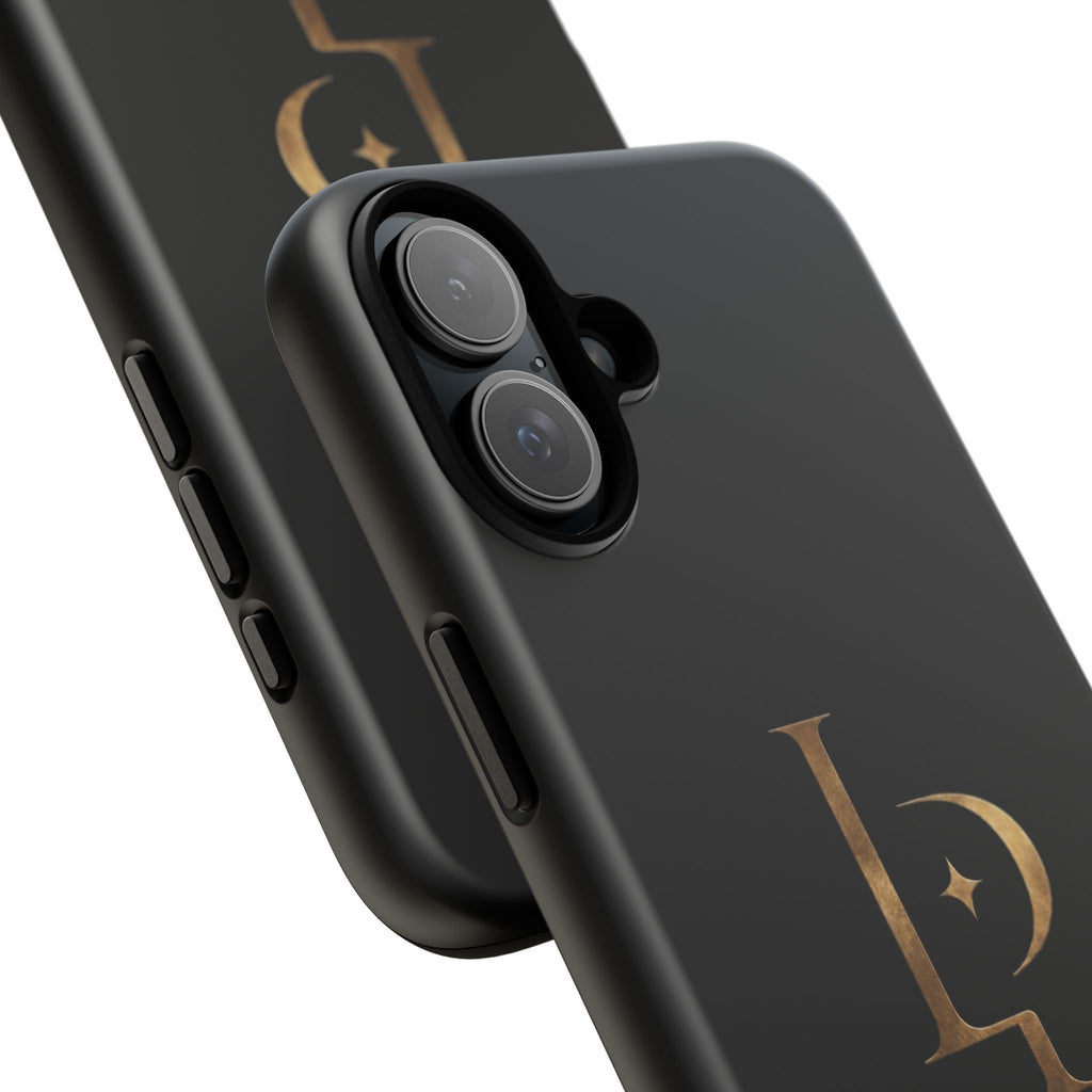 Phone Case — Black Lucispex Logo Tough Protective Case