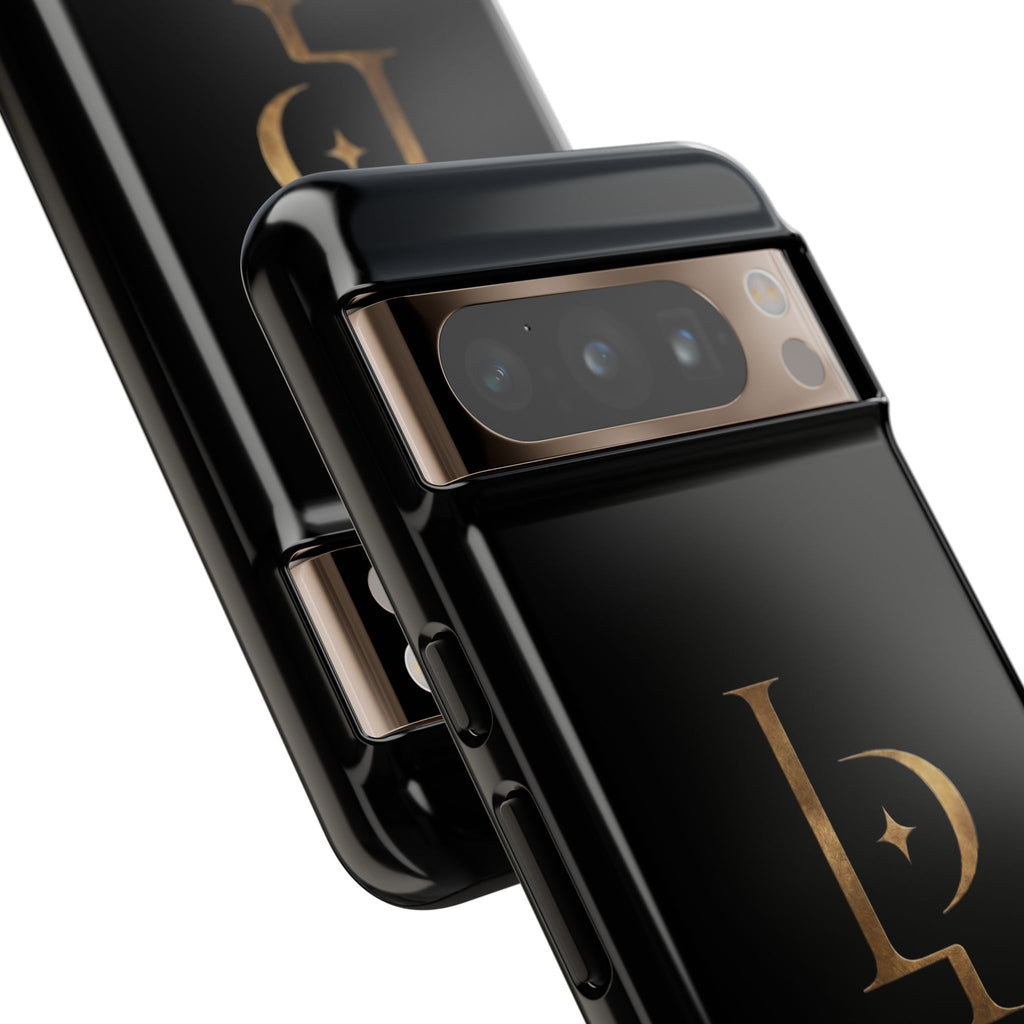 Phone Case — Black Lucispex Logo Tough Protective Case