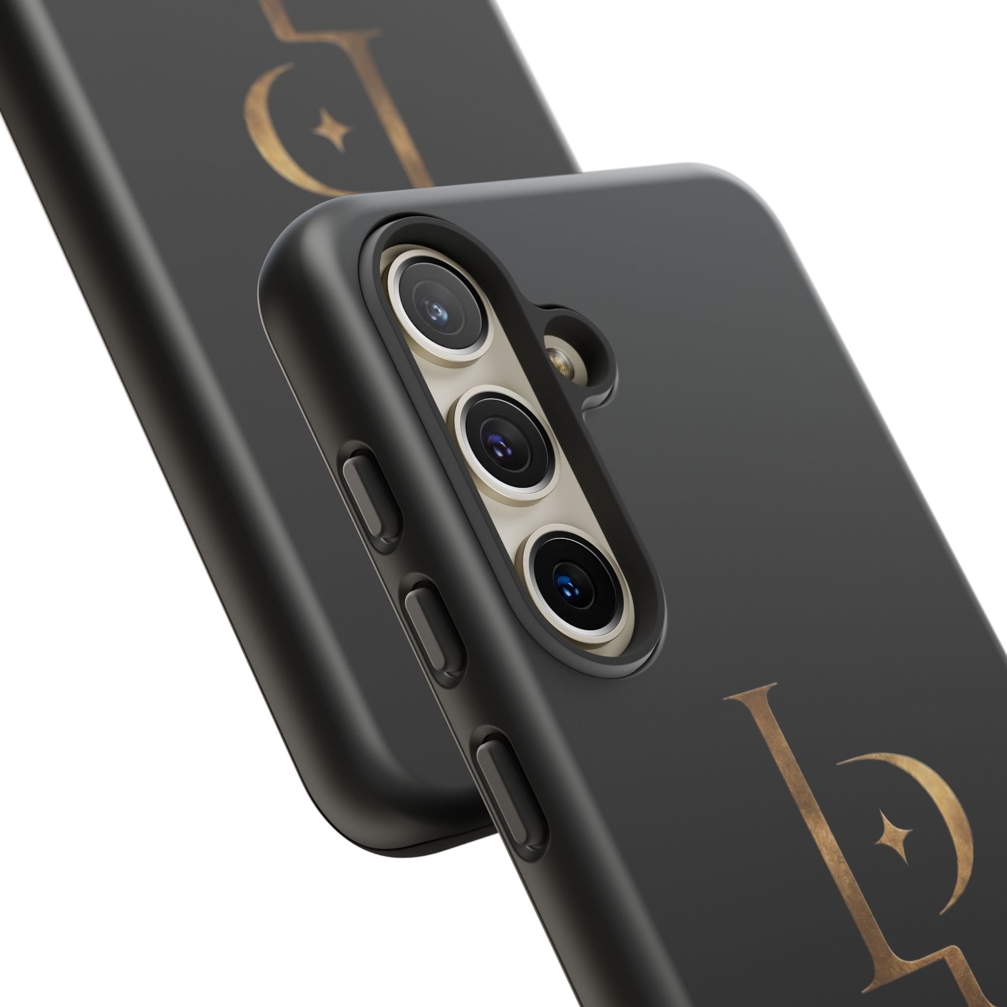 Phone Case — Black Lucispex Logo Tough Protective Case