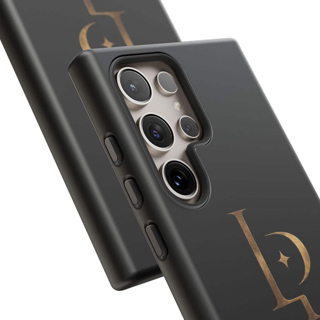 Phone Case — Black Lucispex Logo Tough Protective Case