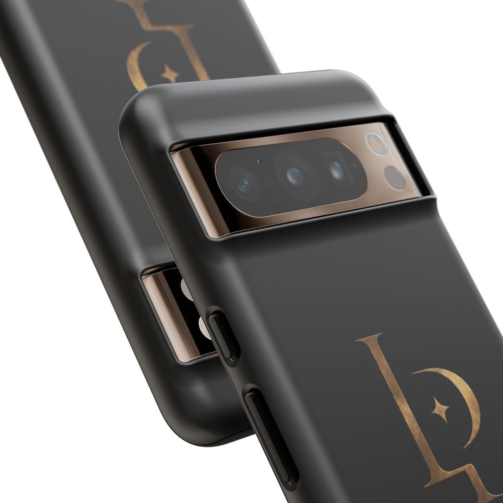 Phone Case — Black Lucispex Logo Tough Protective Case