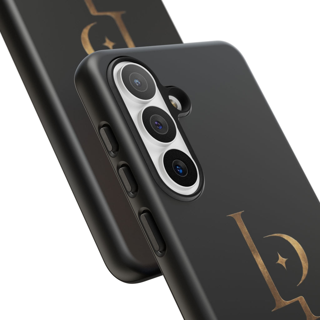 Phone Case — Black Lucispex Logo Tough Protective Case