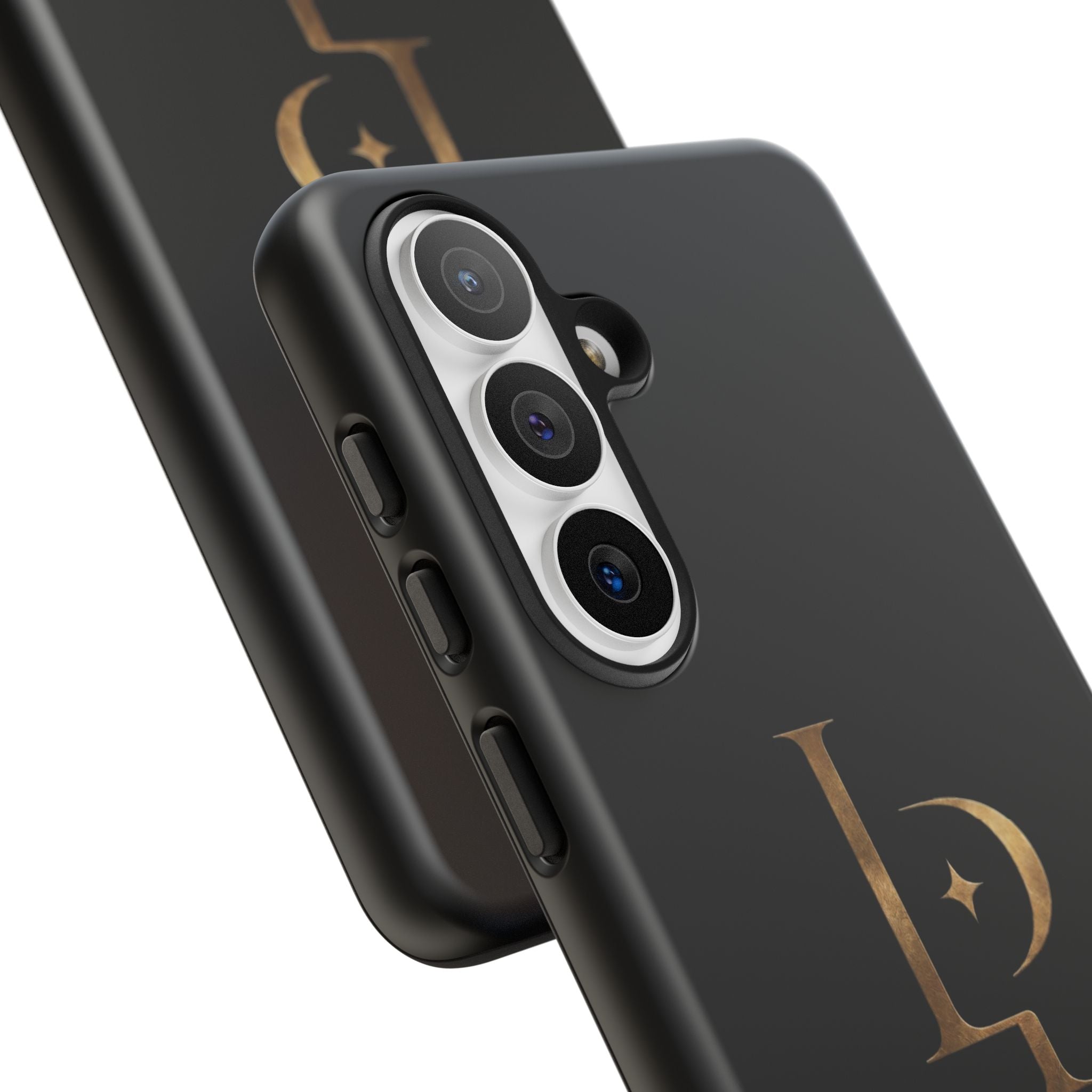 Phone Case — Black Lucispex Logo Tough Protective Case