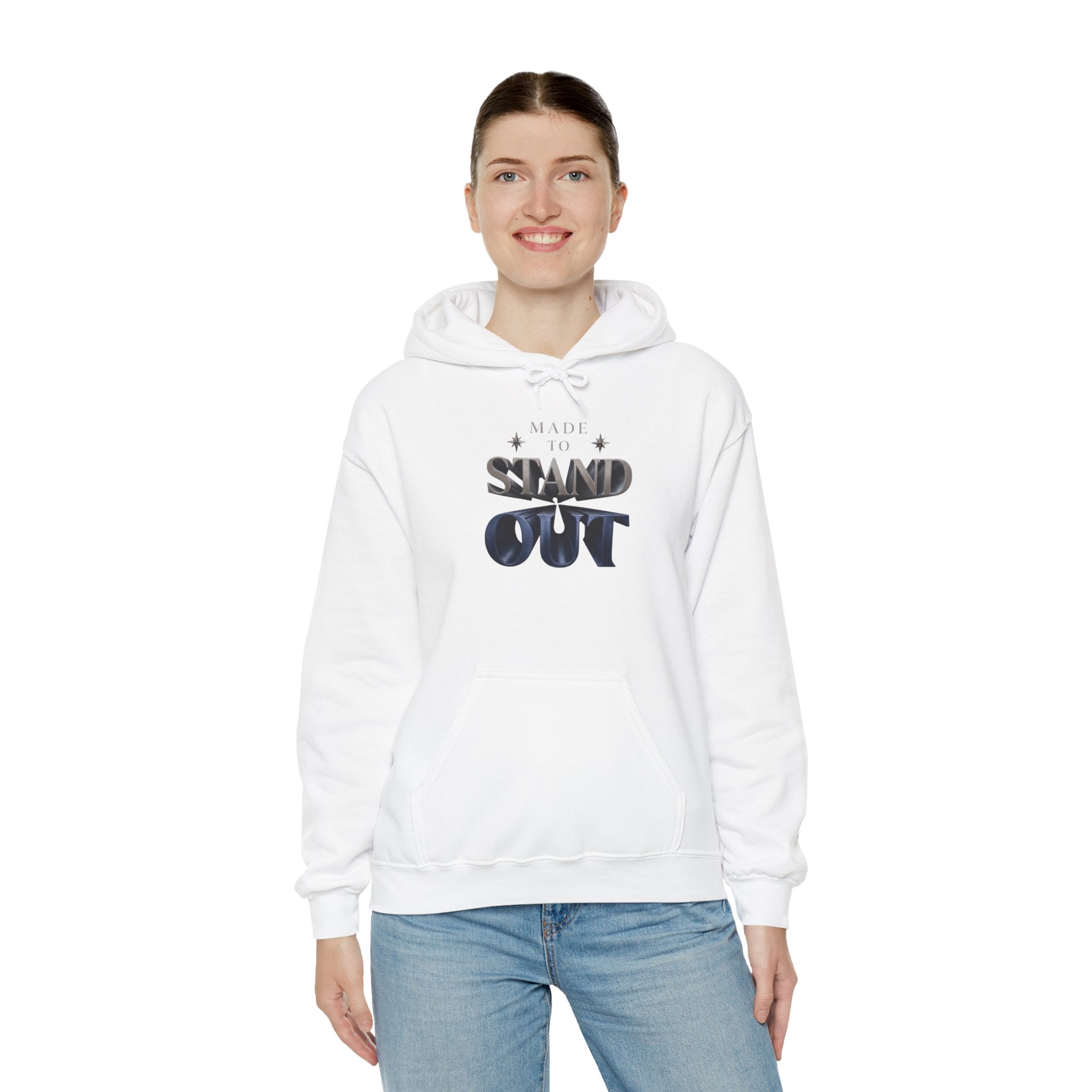 Made To Stand Out - Silver Hoodie — Graphic Pullover