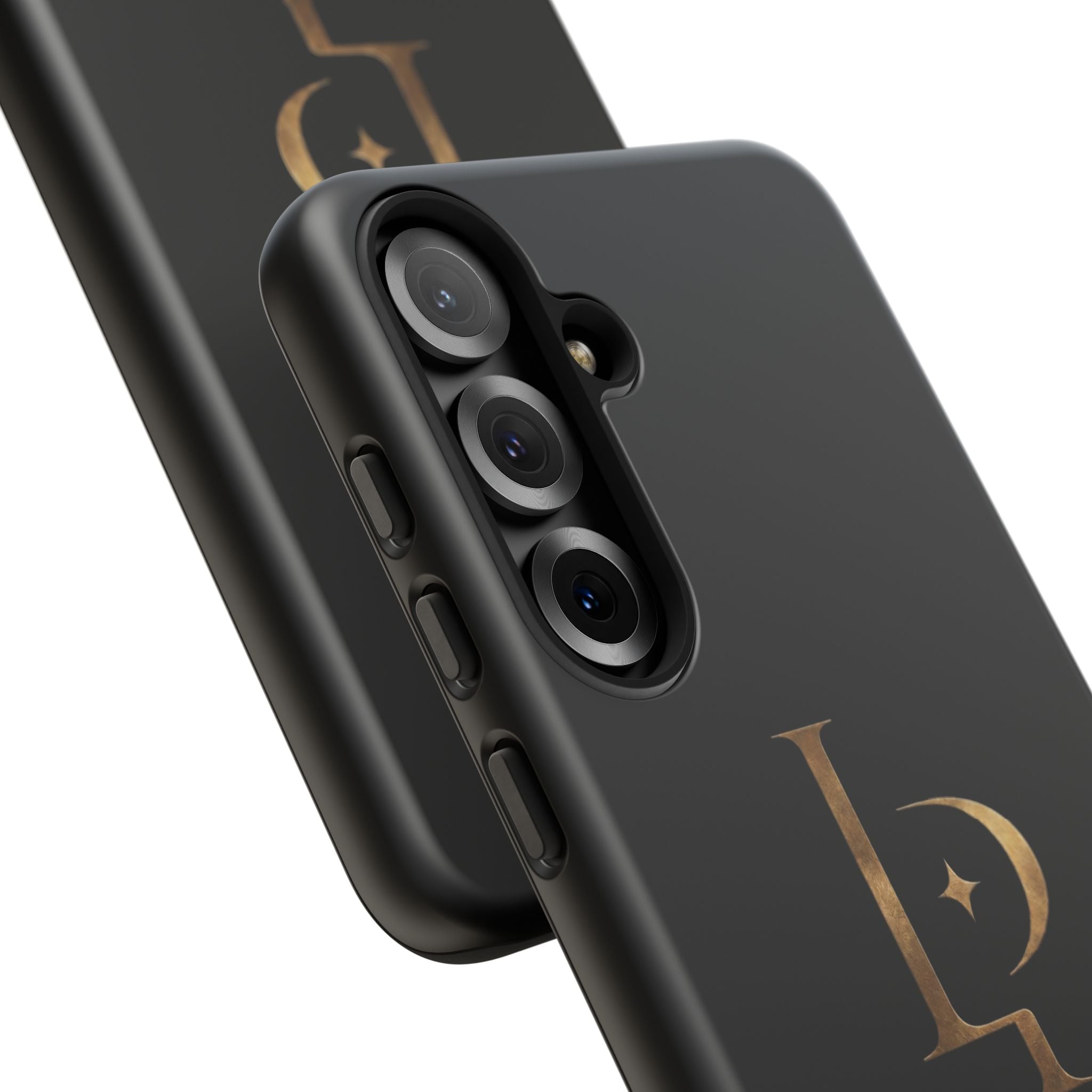 Phone Case — Black Lucispex Logo Tough Protective Case