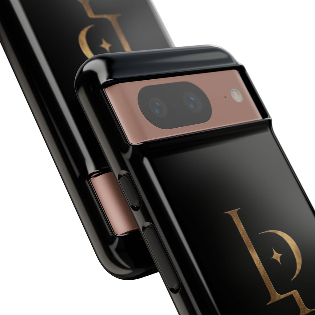 Phone Case — Black Lucispex Logo Tough Protective Case