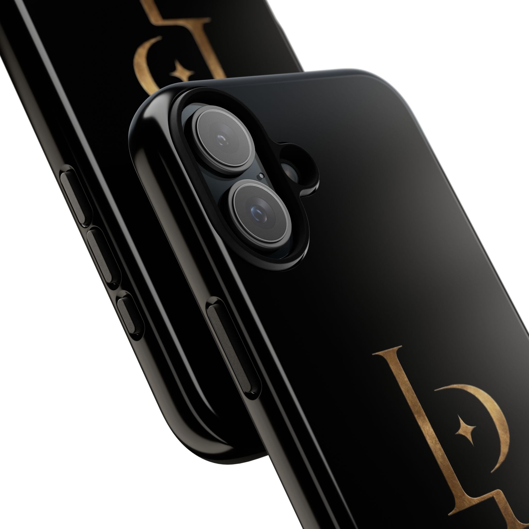 Phone Case — Black Lucispex Logo Tough Protective Case