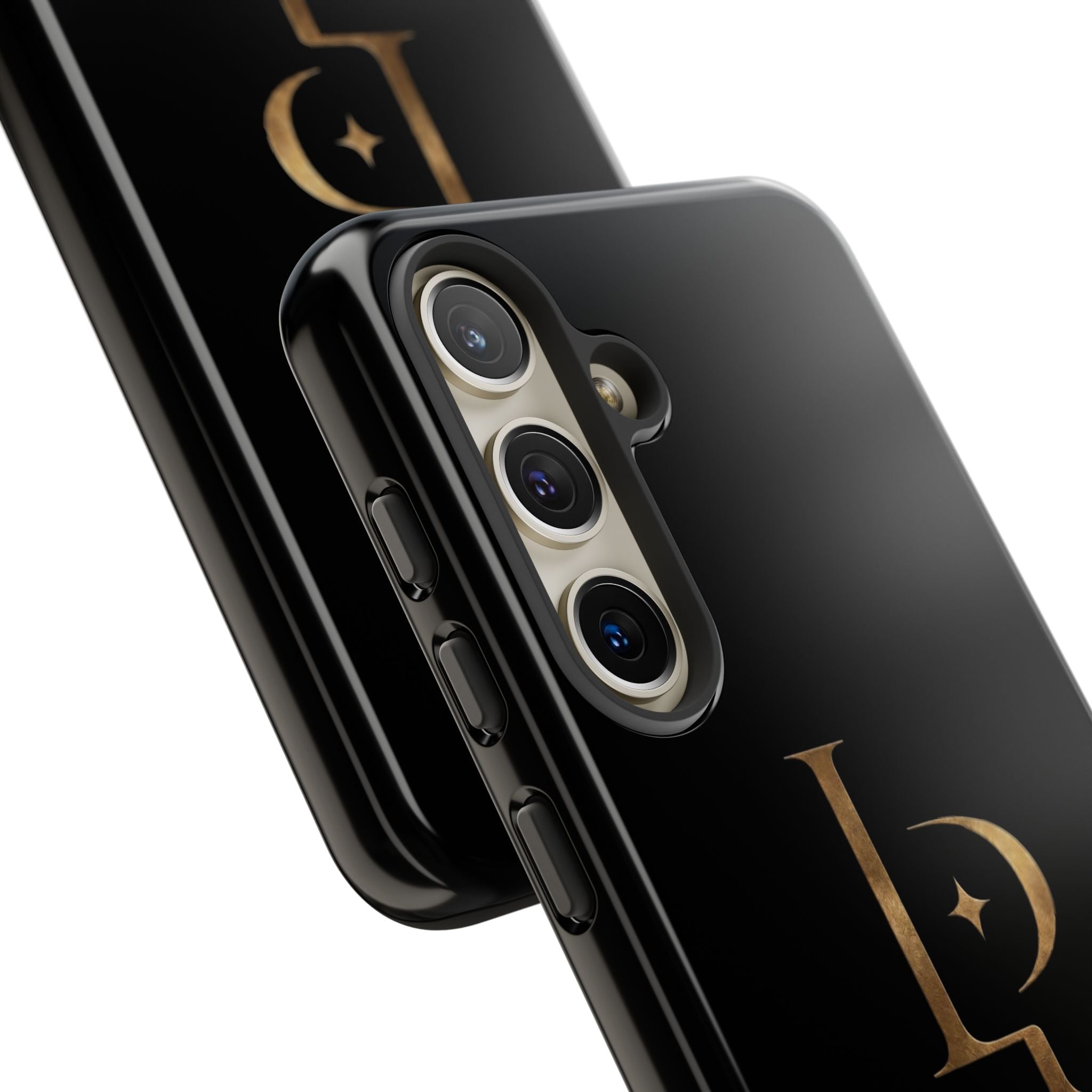 Phone Case — Black Lucispex Logo Tough Protective Case