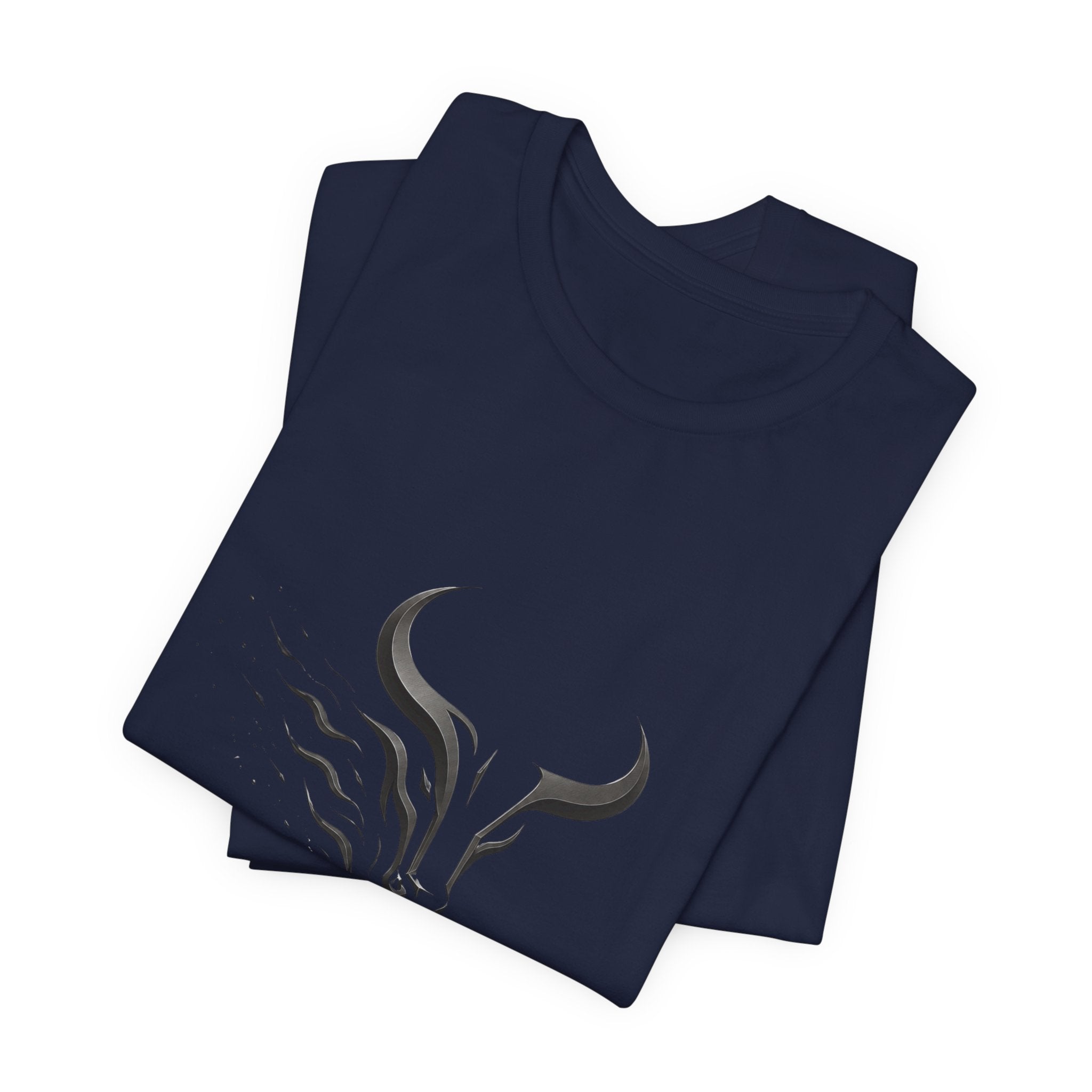 Unleash The Power Tee — Minimal Bull Logo Motivational T-Shirt
