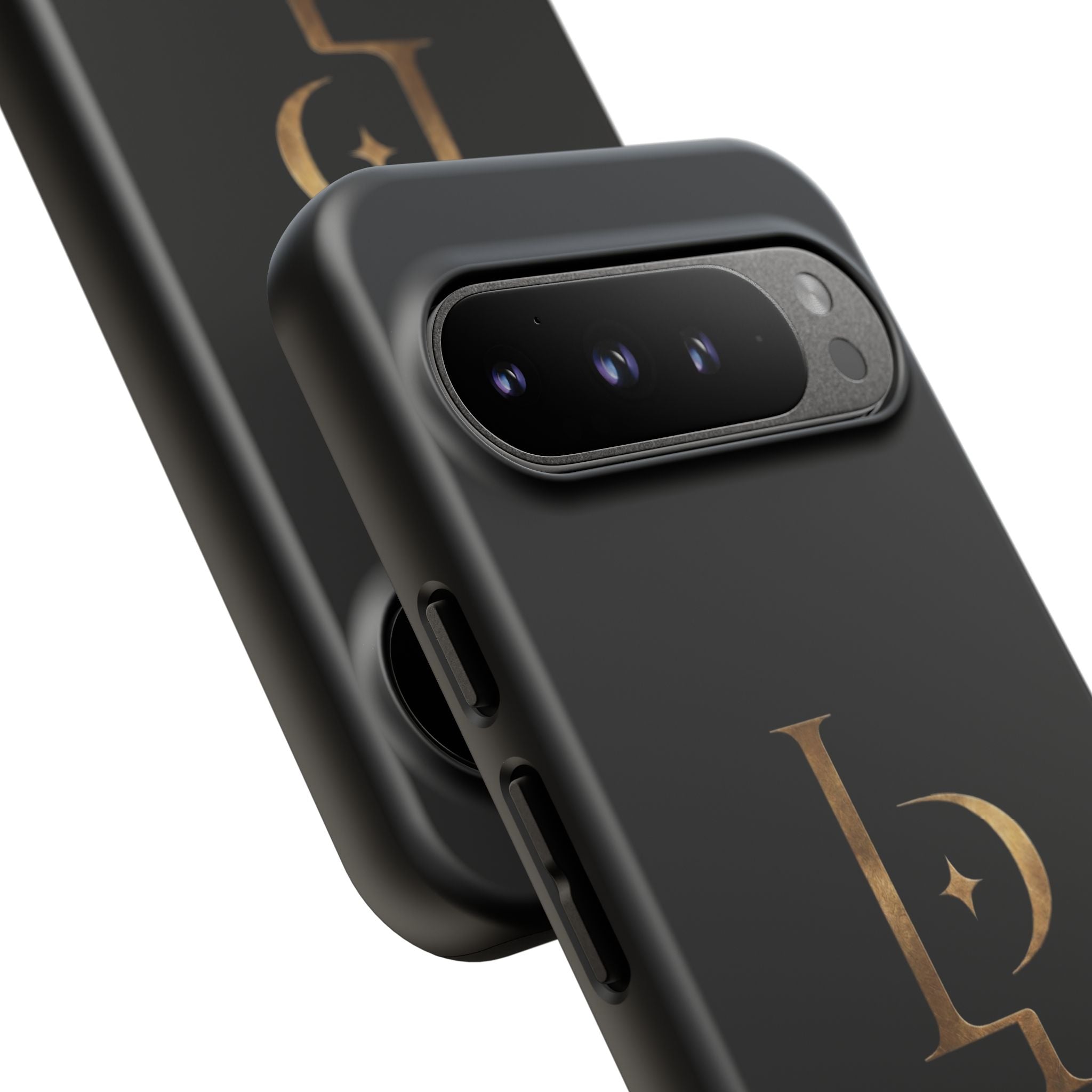 Phone Case — Black Lucispex Logo Tough Protective Case