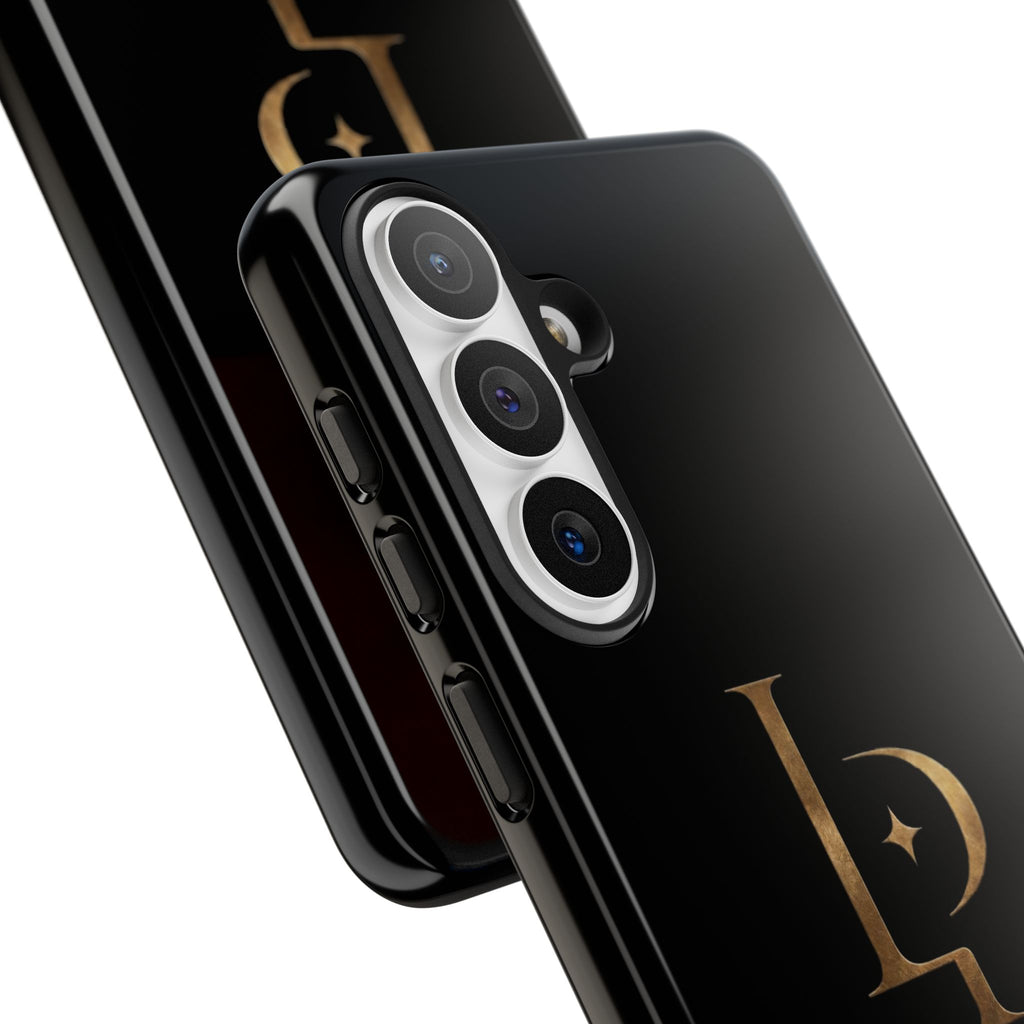 Phone Case — Black Lucispex Logo Tough Protective Case