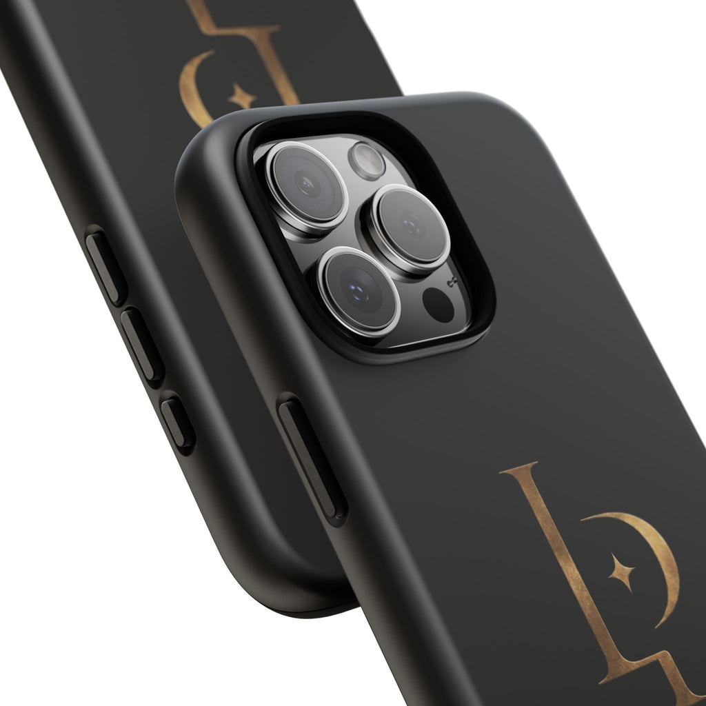 Phone Case — Black Lucispex Logo Tough Protective Case