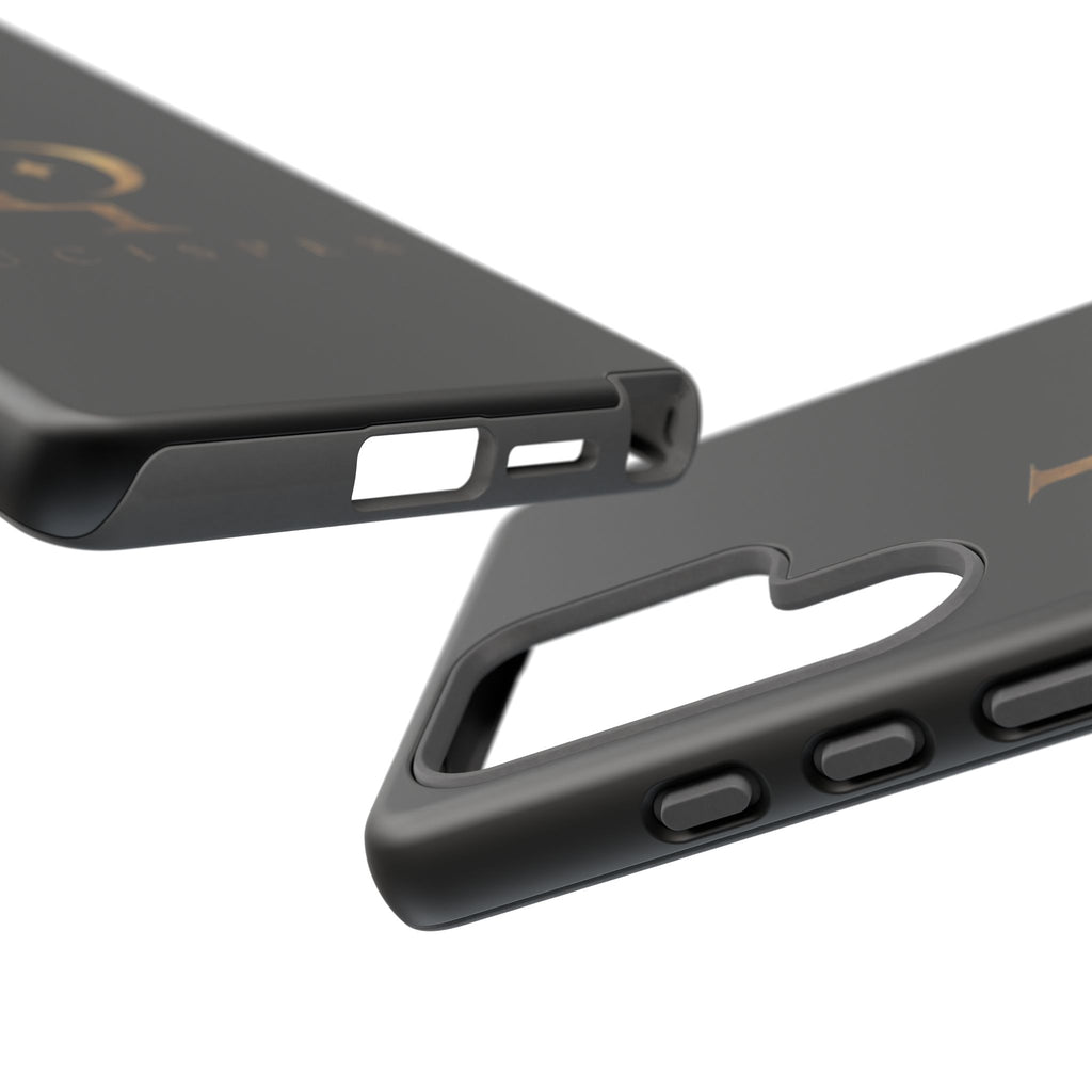 Phone Case — Black Lucispex Logo Tough Protective Case