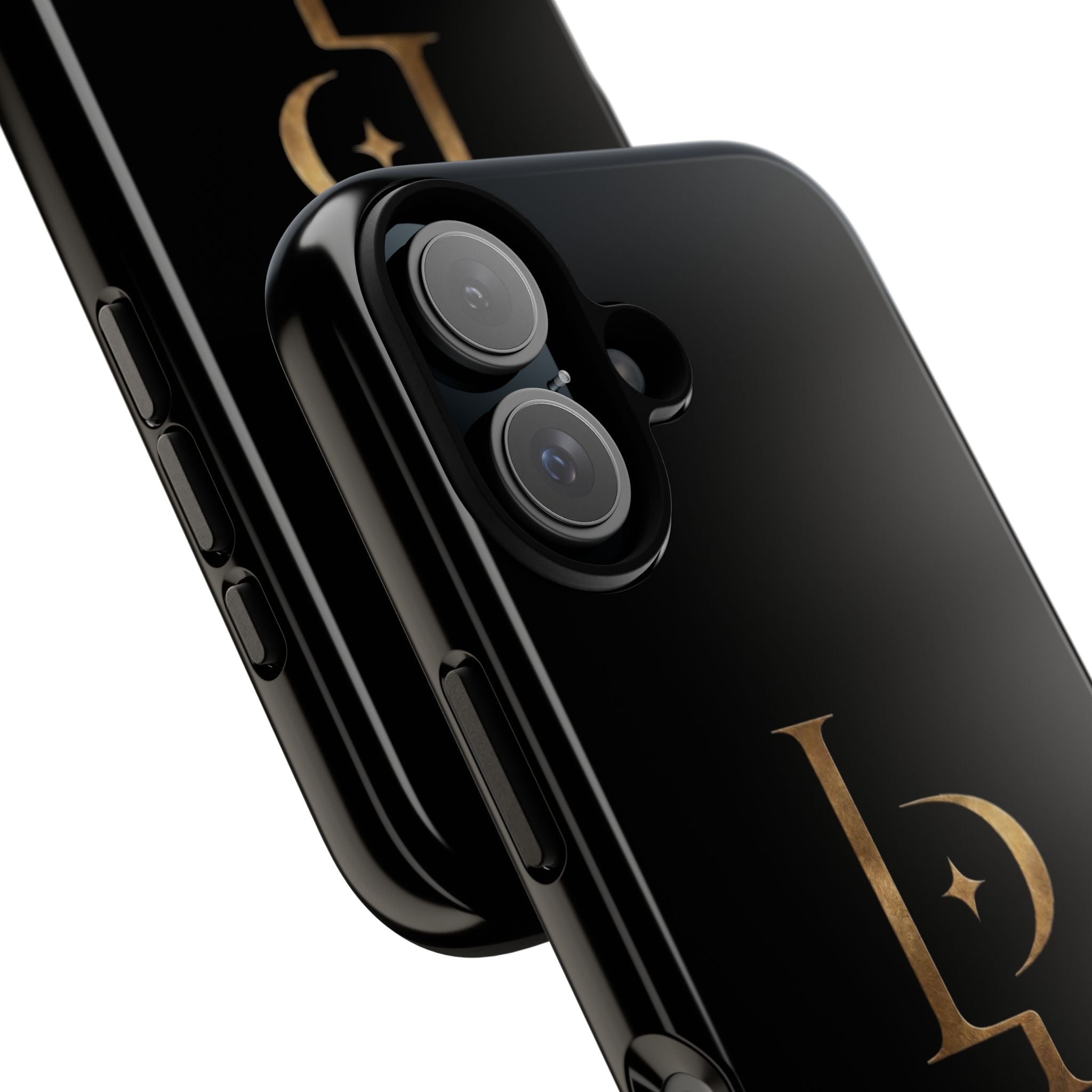 Phone Case — Black Lucispex Logo Tough Protective Case