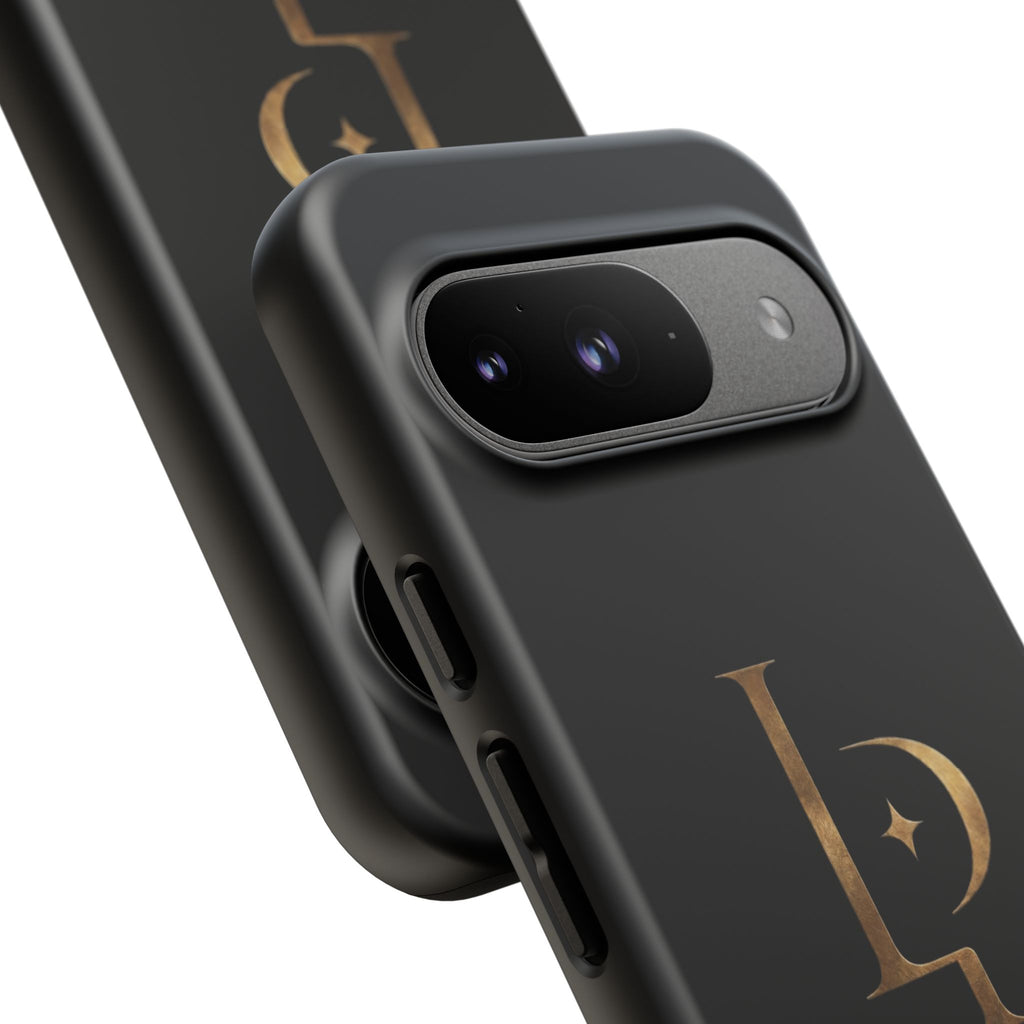 Phone Case — Black Lucispex Logo Tough Protective Case