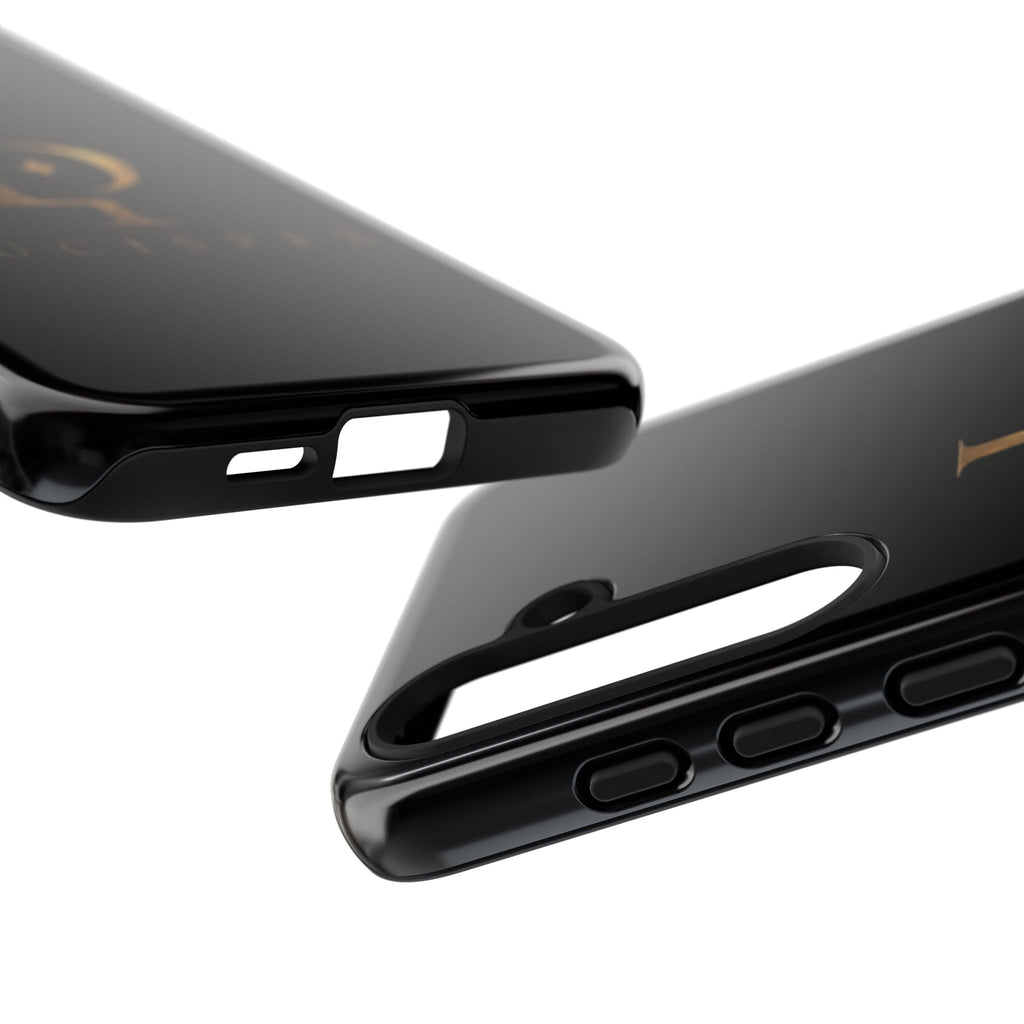 Phone Case — Black Lucispex Logo Tough Protective Case