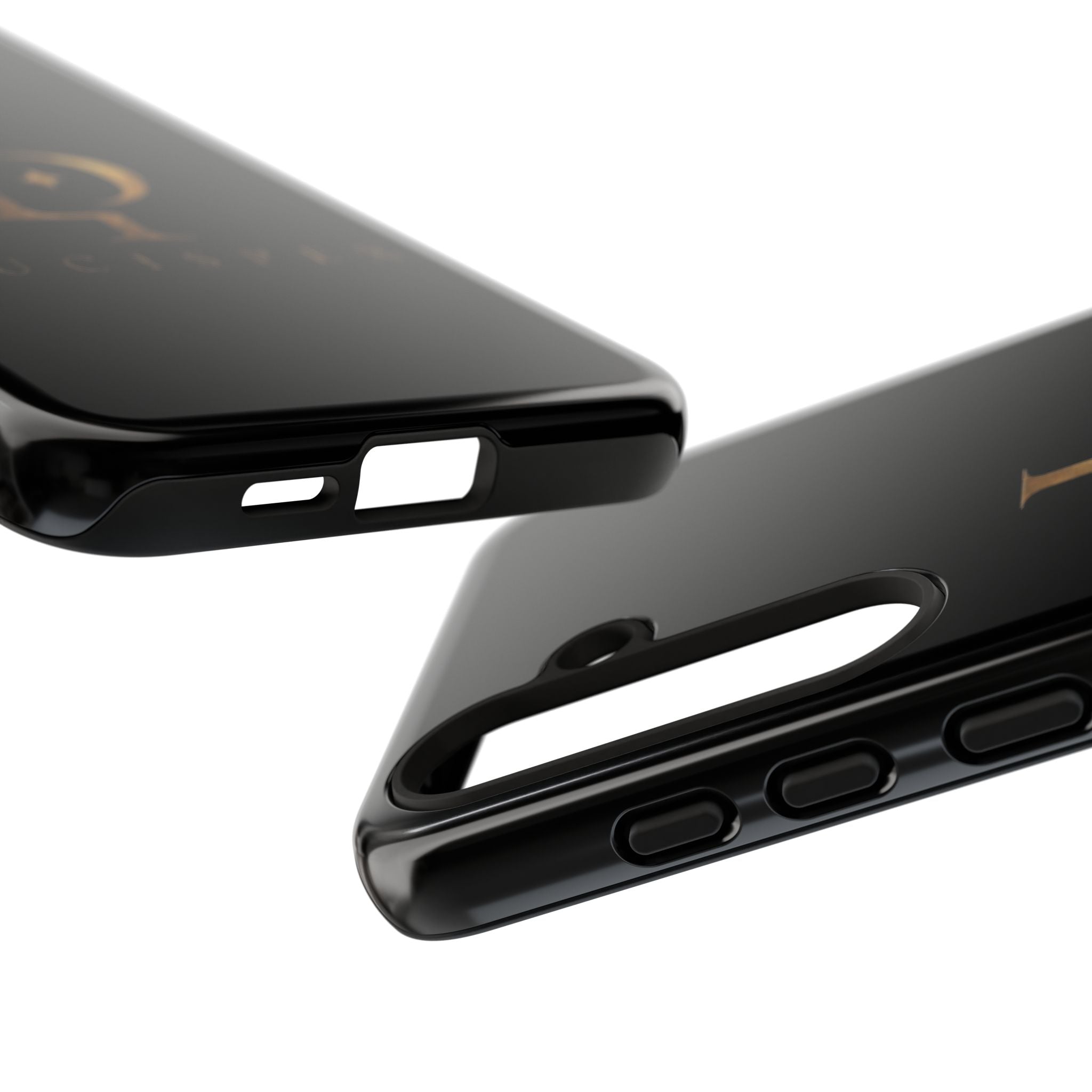 Phone Case — Black Lucispex Logo Tough Protective Case