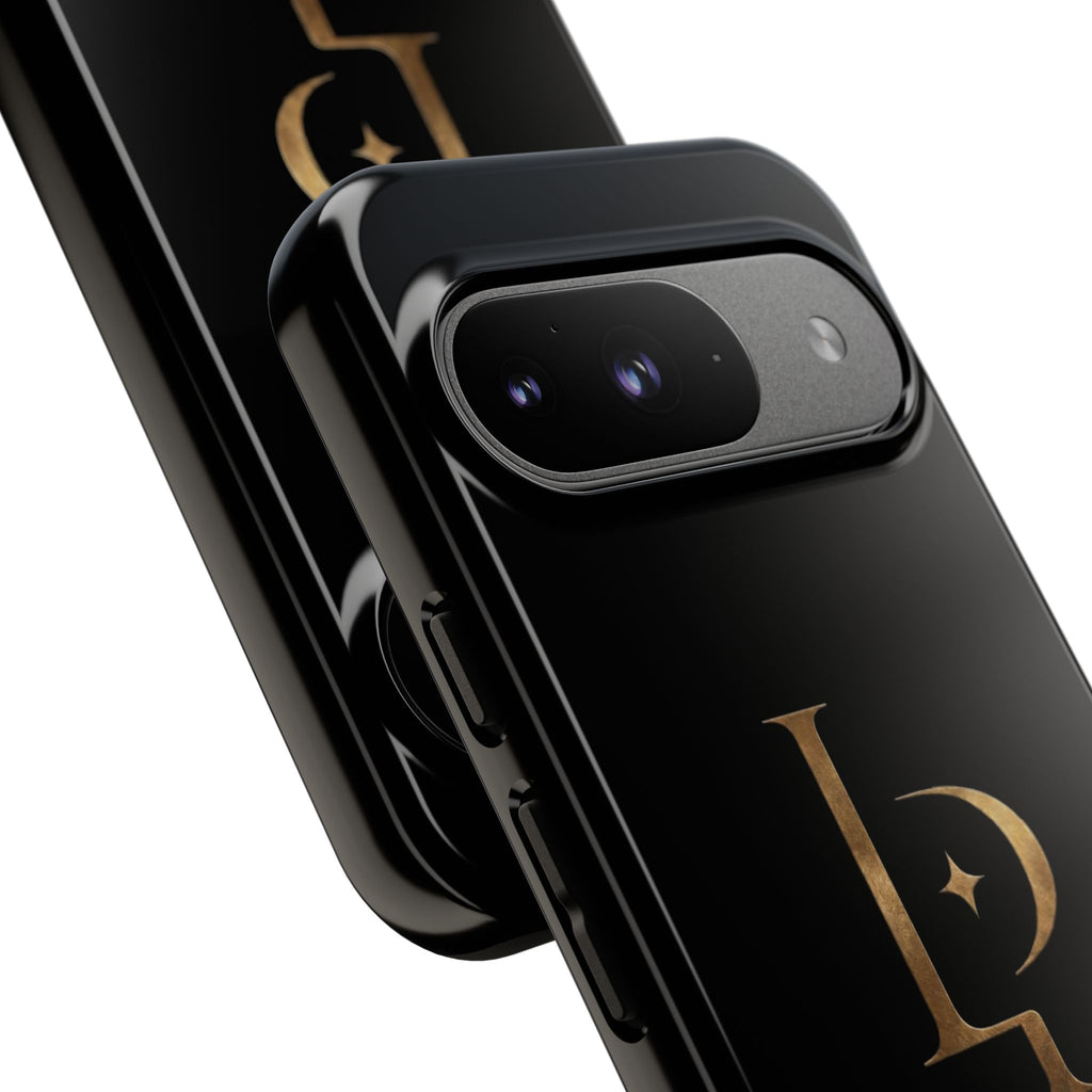 Phone Case — Black Lucispex Logo Tough Protective Case