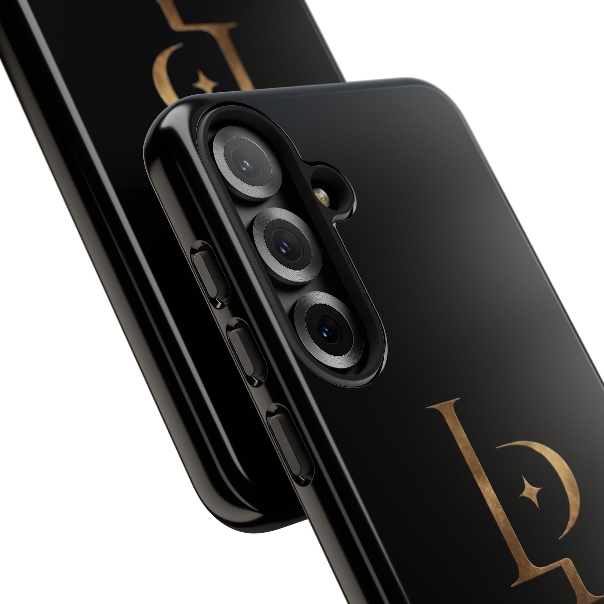 Phone Case — Black Lucispex Logo Tough Protective Case